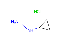 Hydrazine, cyclopropyl-, monohydrochloride