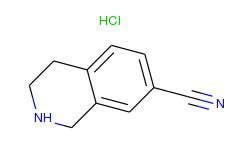 7-Isoquinolinecarbonitrile, 1,2,3,4-tetrahydro-, monohydrochloride