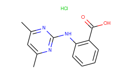 2-(4,6-dimethyl-pyrimidin-2-ylamino)-benzoic acid hydrochloride