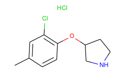 3-(2-chloro-4-methylphenoxy)pyrrolidine hydrochloride