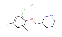 3-[(2-chloro-4,6-dimethylphenoxy)methyl]-piperidine hydrochloride