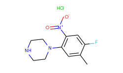 1-(4-fluoro-5-methyl-2-nitrophenyl)piperazine hydrochloride