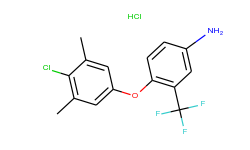 4-(4-chloro-3,5-dimethylphenoxy)-3-(trifluoromethyl)aniline hydrochloride