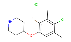 4-(2-bromo-4-chloro-3,5-dimethylphenoxy)-piperidine hydrochloride