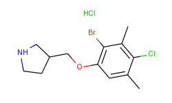 3-[(2-bromo-4-chloro-3,5-dimethylphenoxy)methyl]-pyrrolidine hydrochloride