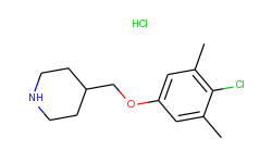 4-[(4-chloro-3,5-dimethylphenoxy)methyl] piperidine hydrochloride