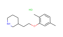 3-[2-(2,5-dimethylphenoxy)ethyl]piperidine hydrochloride