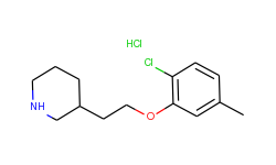 3-[2-(2-chloro-5-methylphenoxy)ethyl]piperidine hydrochloride