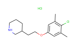 3-[2-(4-chloro-3,5-dimethylphenoxy)ethyl]-piperidine hydrochloride