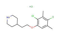 4-[2-(2,4-dichloro-3,5-dimethylphenoxy)ethyl]-piperidine hydrochloride
