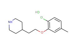 4-[2-(2-chloro-5-methylphenoxy)ethyl]piperidine hydrochloride