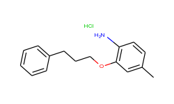 4-methyl-2-(3-phenylpropoxy)aniline hydrochloride