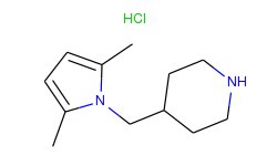 4-[(2,5-dimethyl-1h-pyrrol-1-yl)methyl]piperidine hydrochloride