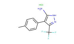 4-p-tolyl-5-trifluoromethyl-2h-pyrazol-3-ylamine hydrochloride