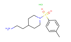 (2-{1-[(4-methylphenyl)sulfonyl]piperidin-4-yl}ethyl)amine hydrochloride