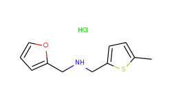 furan-2-ylmethyl-(5-methyl-thiophen-2-ylmethyl)-amine hydrochloride