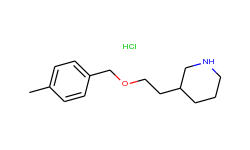 3-{2-[(4-methylbenzyl)oxy]ethyl}piperidine hydrochloride