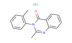 4(3H)-Quinazolinone, 2-methyl-3-(2-methylphenyl)-, monohydrochloride