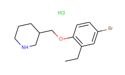 3-[(4-bromo-2-ethylphenoxy)methyl]piperidine hydrochloride