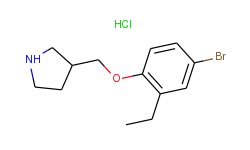 3-[(4-bromo-2-ethylphenoxy)methyl]pyrrolidine hydrochloride