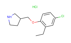 3-[(4-chloro-2-ethylphenoxy)methyl]pyrrolidine hydrochloride