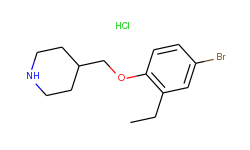 4-[(4-bromo-2-ethylphenoxy)methyl]piperidine hydrochloride