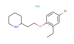4-bromo-2-ethylphenyl 2-(2-piperidinyl)ethyl ether hydrochloride