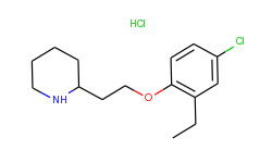 2-[2-(4-chloro-2-ethylphenoxy)ethyl]piperidine hydrochloride