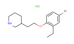 4-bromo-2-ethylphenyl 2-(3-piperidinyl)ethyl ether hydrochloride