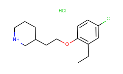 3-[2-(4-chloro-2-ethylphenoxy)ethyl]piperidine hydrochloride