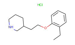 3-[2-(2-ethylphenoxy)ethyl]piperidine hydrochloride