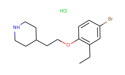 4-bromo-2-ethylphenyl 2-(4-piperidinyl)ethyl ether hydrochloride