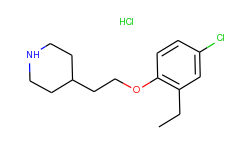 4-[2-(4-chloro-2-ethylphenoxy)ethyl]piperidine hydrochloride
