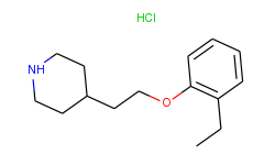 4-[2-(2-ethylphenoxy)ethyl]piperidine hydrochloride