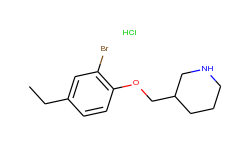 3-[(2-bromo-4-ethylphenoxy)methyl]piperidine hydrochloride