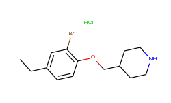 4-[(2-bromo-4-ethylphenoxy)methyl]piperidine hydrochloride