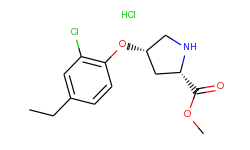 methyl (2s,4s)-4-(2-chloro-4-ethylphenoxy)-2-pyrrolidinecarboxylate hydrochloride