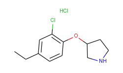 3-(2-chloro-4-ethylphenoxy)pyrrolidine hydrochloride