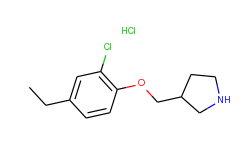 3-[(2-chloro-4-ethylphenoxy)methyl]pyrrolidine hydrochloride