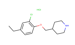 4-[(2-chloro-4-ethylphenoxy)methyl]piperidine hydrochloride
