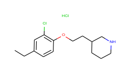 3-[2-(2-chloro-4-ethylphenoxy)ethyl]piperidine hydrochloride
