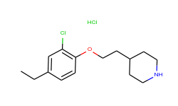 4-[2-(2-chloro-4-ethylphenoxy)ethyl]piperidine hydrochloride