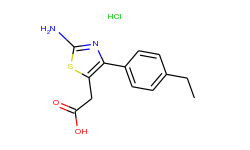 [2-amino-4-(4-ethyl-phenyl)-thiazol-5-yl]-acetic acid hydrochloride