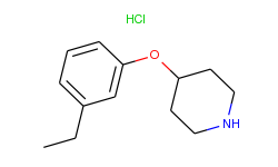 3-ethylphenyl 4-piperidinyl ether hydrochloride
