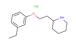 2-[2-(3-ethylphenoxy)ethyl]piperidine hydrochloride