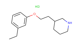 3-[2-(3-ethylphenoxy)ethyl]piperidine hydrochloride