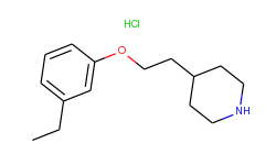 4-[2-(3-ethylphenoxy)ethyl]piperidine hydrochloride