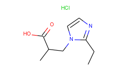 3-(2-ethyl-imidazol-1-yl)-2-methyl-propionic acid hydrochloride