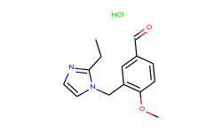 3-(2-ethyl-imidazol-1-ylmethyl)-4-methoxy-benzaldehyde hydrochloride