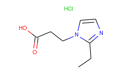 3-(2-ethyl-imidazol-1-yl)-propionic acid hydrochloride